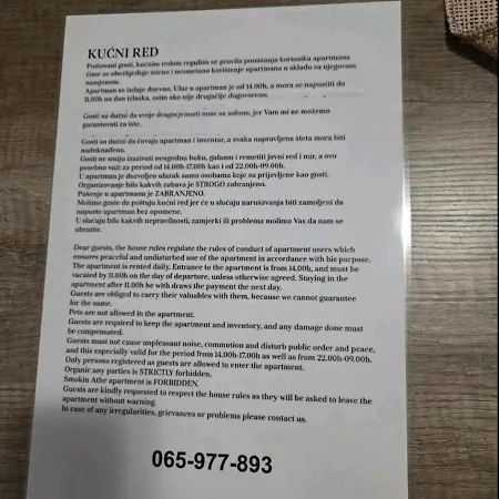 Kuca Odmora Prenociste Apartamento *